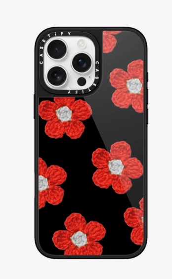 Crochet Flowers - Red